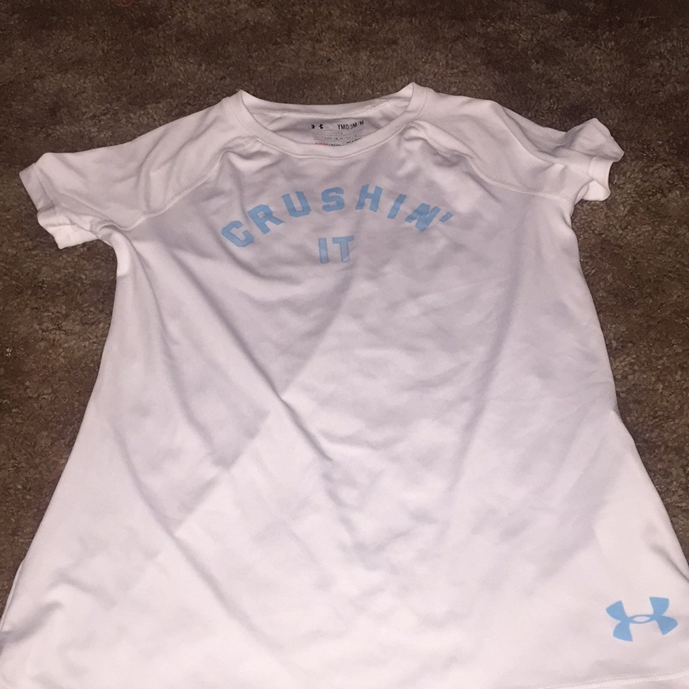 Workout shirt girls size 10